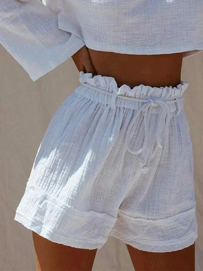 Aira – Leichte und Bequeme Leinen-Shorts