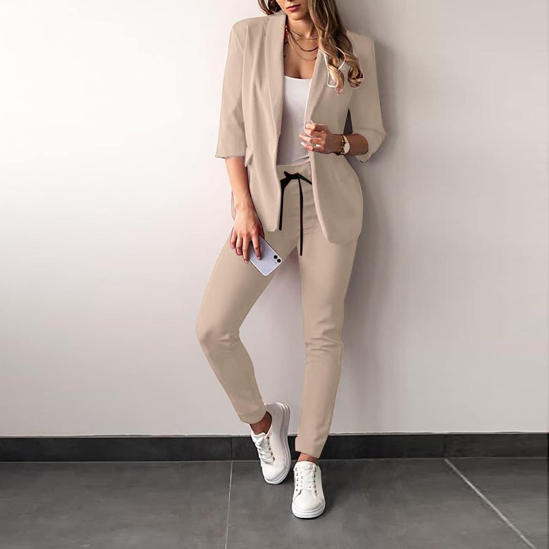 Farrah - Elegantes und Müheloses Blazer- und Hosen-Set