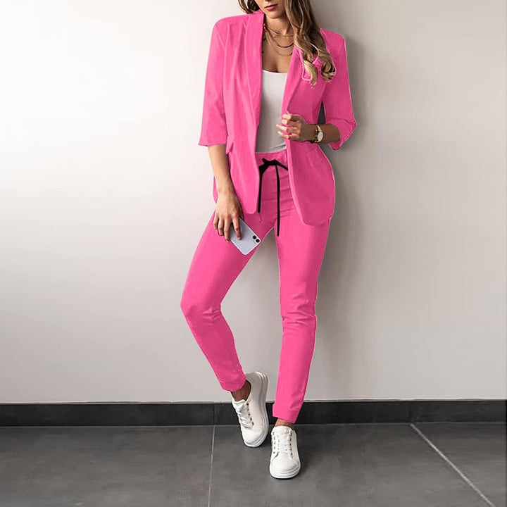 Farrah - Elegantes und Müheloses Blazer- und Hosen-Set