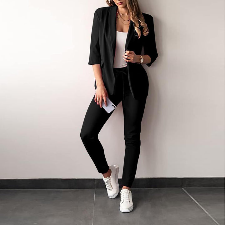 Farrah - Elegantes und Müheloses Blazer- und Hosen-Set
