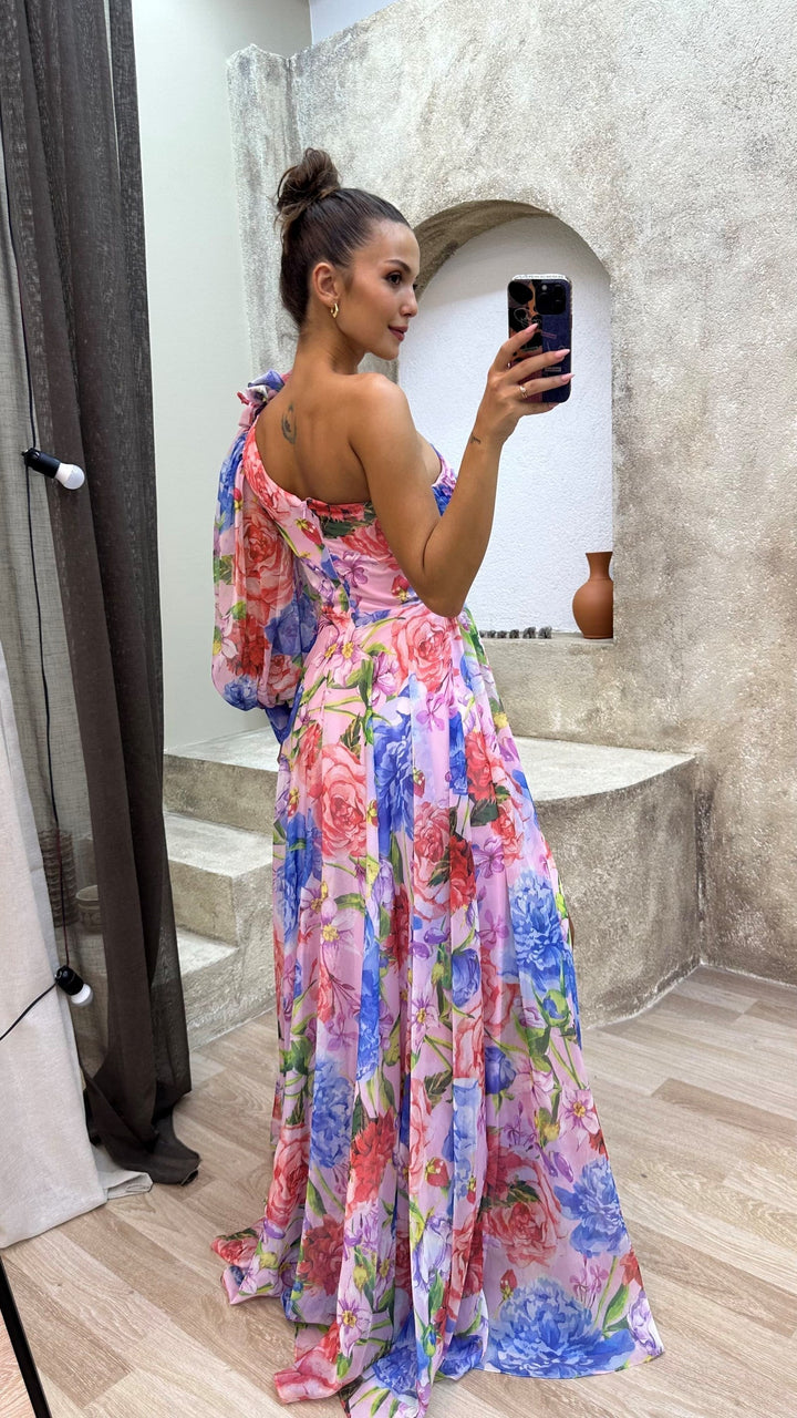 Sylvia - Leichtes Schulterkleid für Sommerpartys