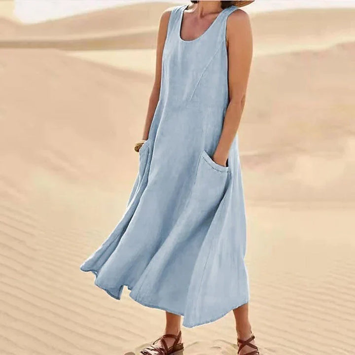 Andie – Zeitloses Leinenkleid für die Frühlingstage