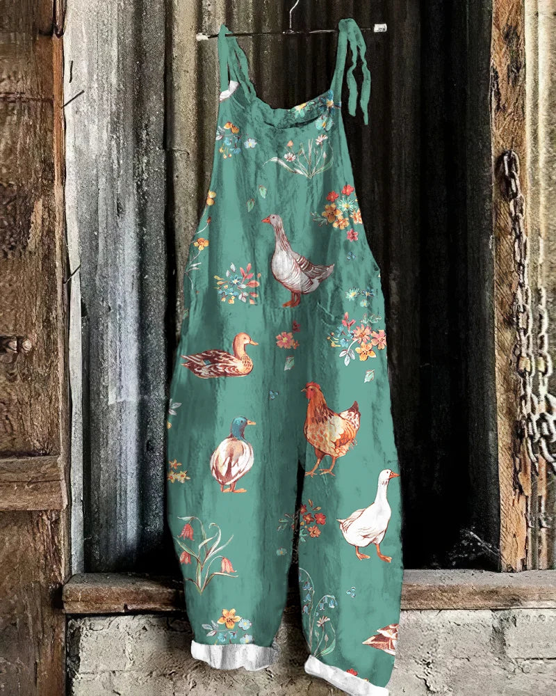 Sienna – Lässiger Jumpsuit mit Animal-Print