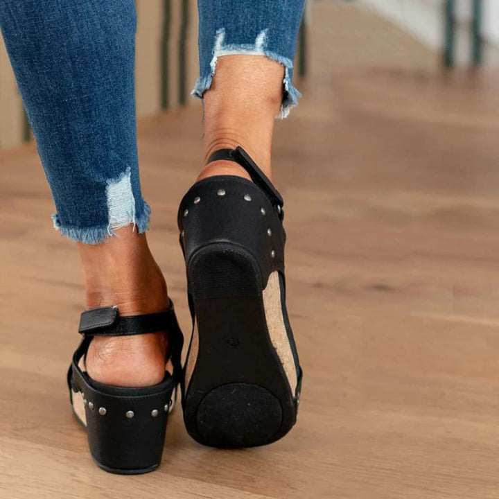 Auria - Orthopädische Ledersandalen für Damen mit zusätzlicher Unterstützung