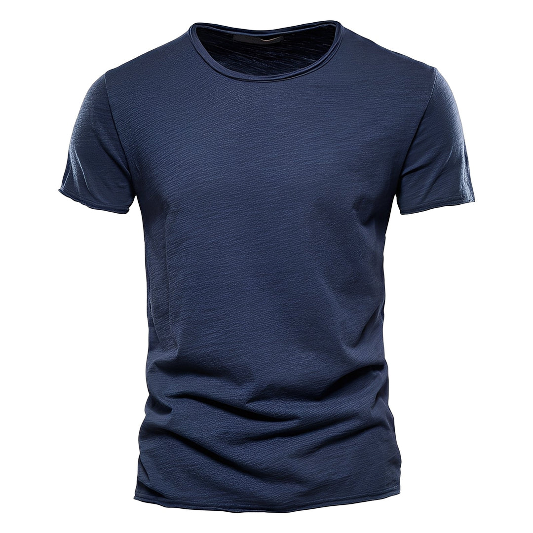 Roderick - Bequemes Herren-T-Shirt aus Baumwolle mit kurzen Ärmeln