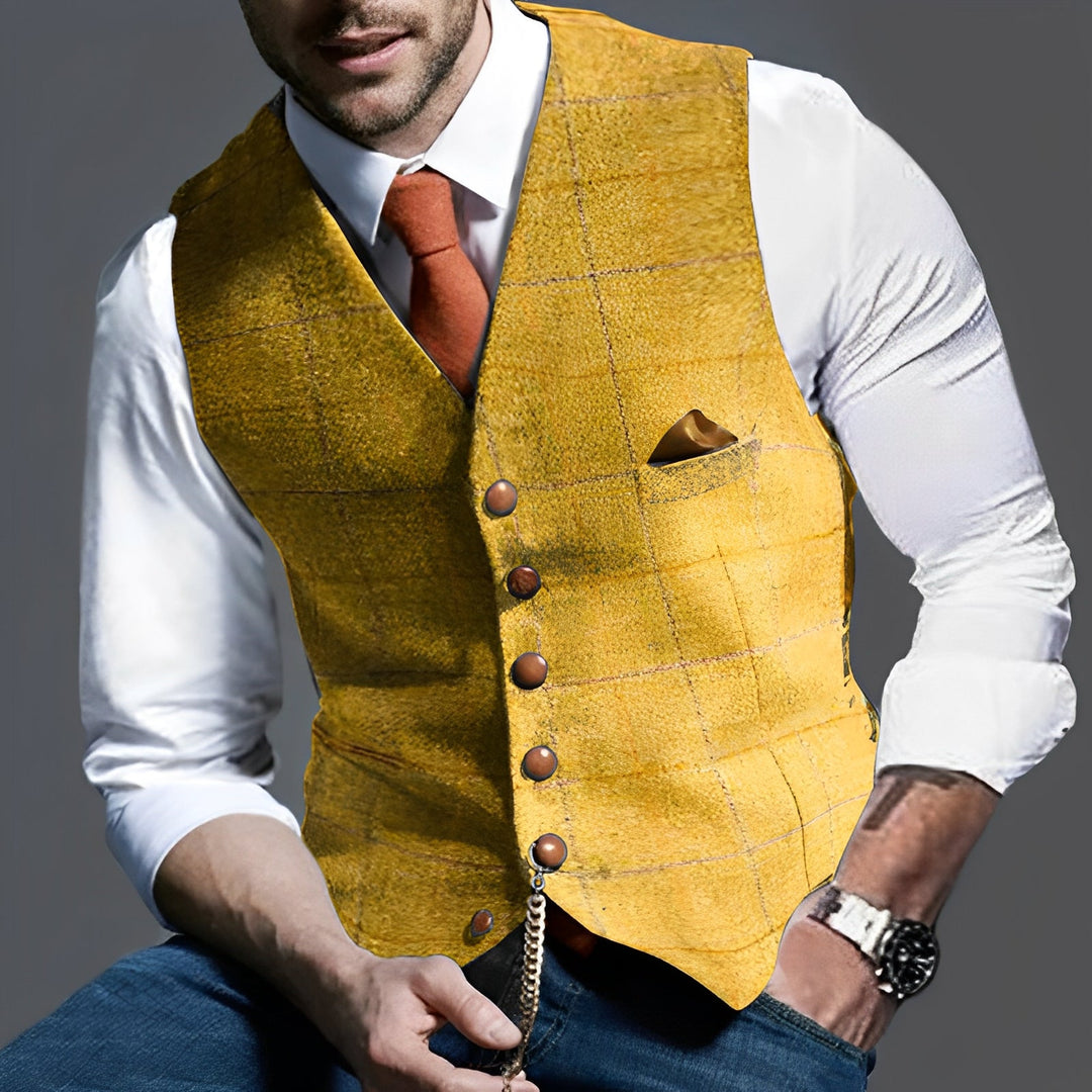 Jasper – Vintage-Weste für Herren