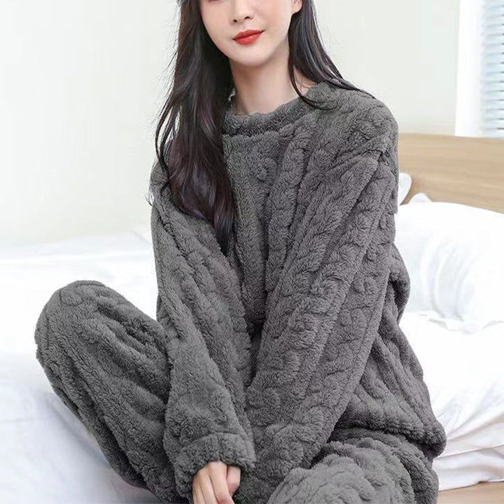 Kathryn - Bequemer, weicher Fleece-Pyjama für Damen