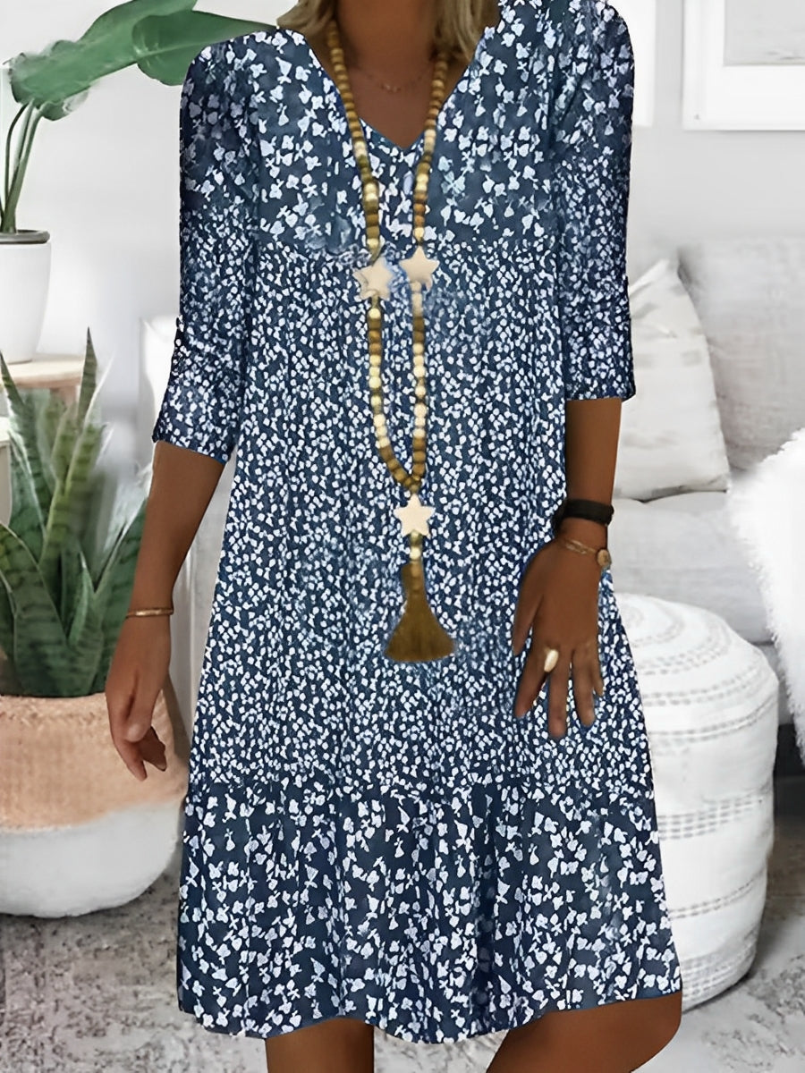Hollis - Schöne Sommerkleid mit Design für Frauen