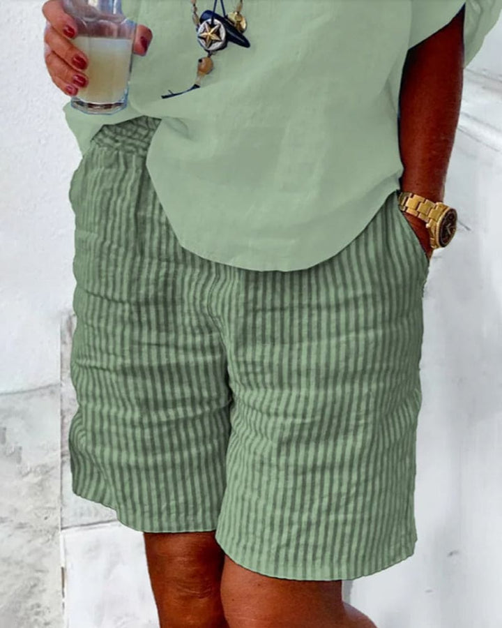Élise – Gestreifte Shorts