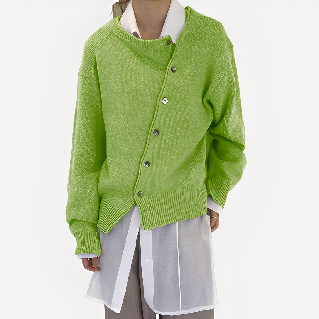 Susanne - Modische und bequeme Überzieh-Strickjacke