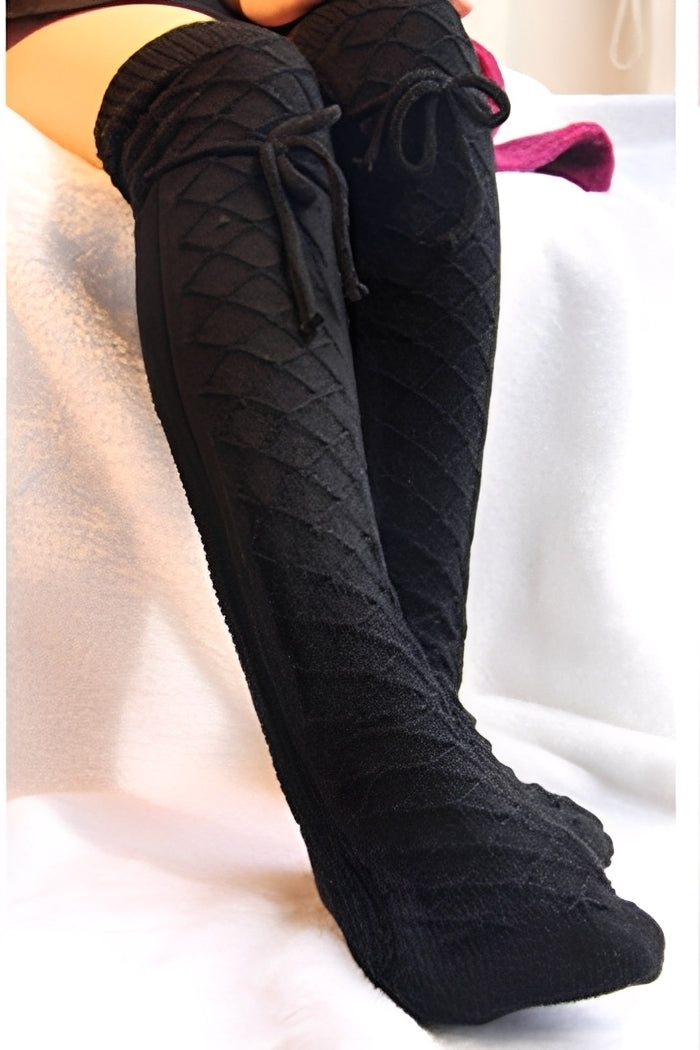 Rozanne - Stilvolle, warme Overknee-Socken für Damen