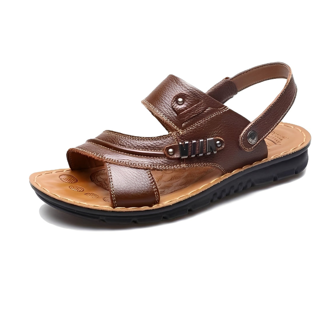 Jenson - Einfache, schicke orthopädische Herrensandalen
