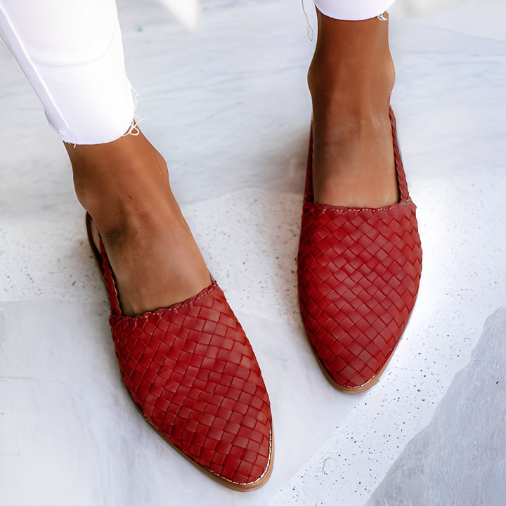 Shirley - Modische flache Frauenschuhe mit spitzer Spitze