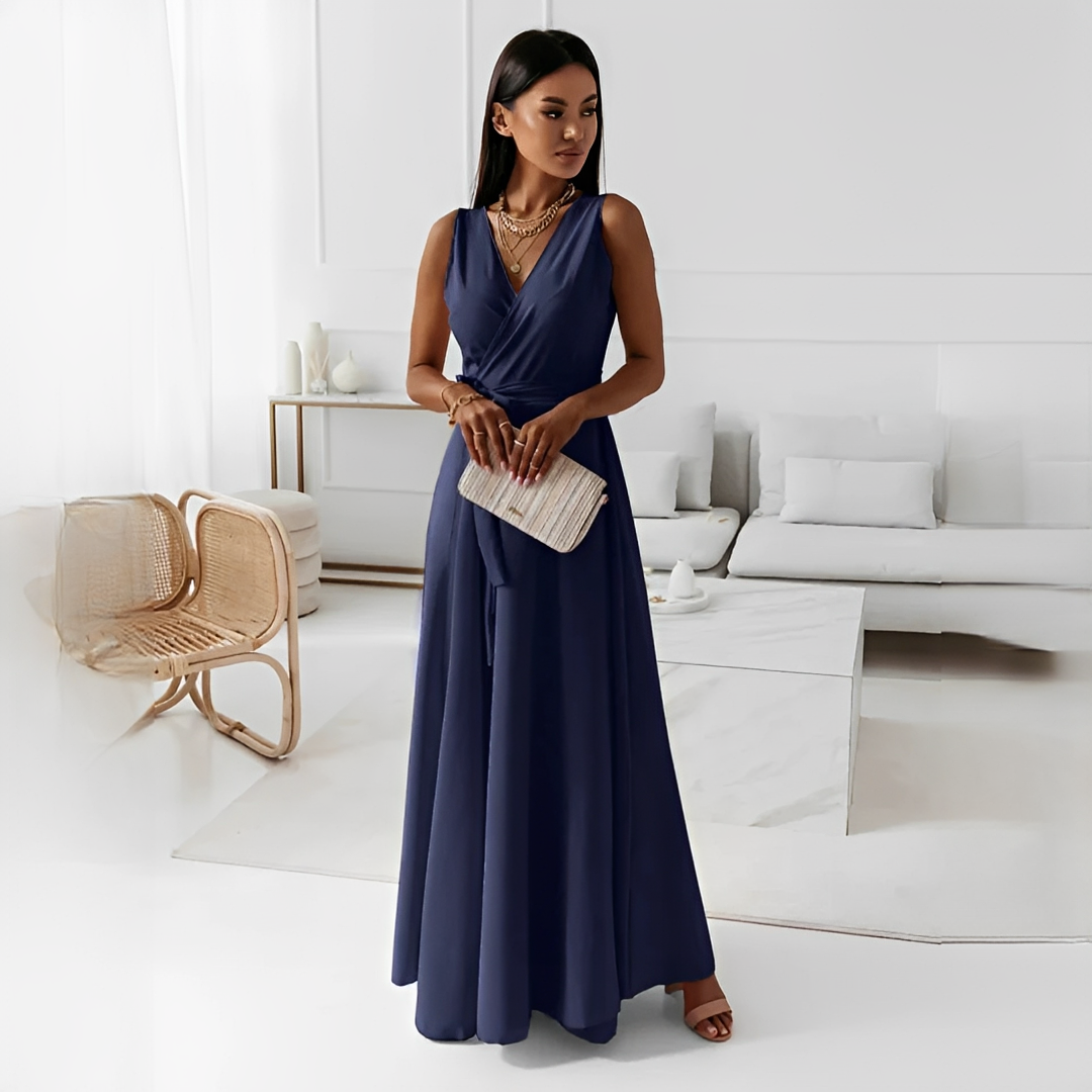 Quiana - Elegantes Kleid mit V-Ausschnitt für Damen