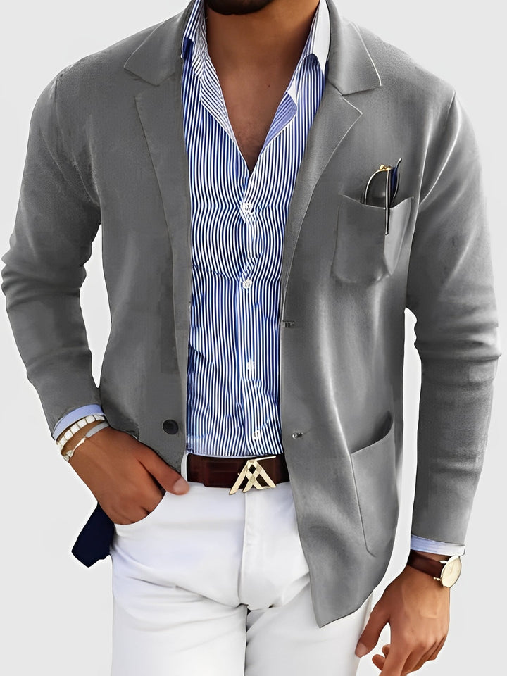 Darrin - Bequeme Herren-Strickjacke mit Taschen
