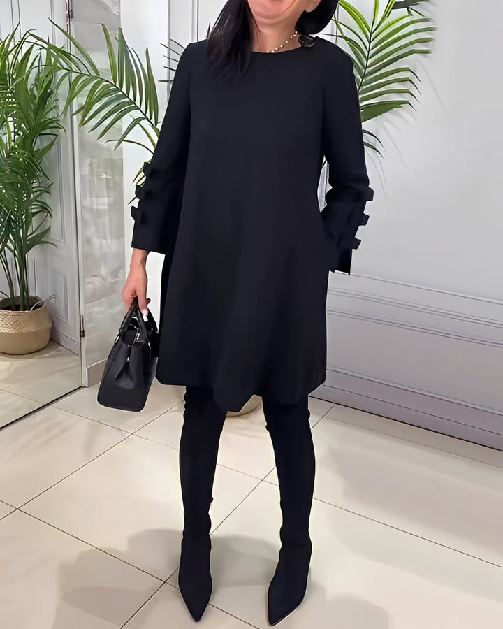Elenora - Stilvolles Kleid mit langen Ärmeln für Damen