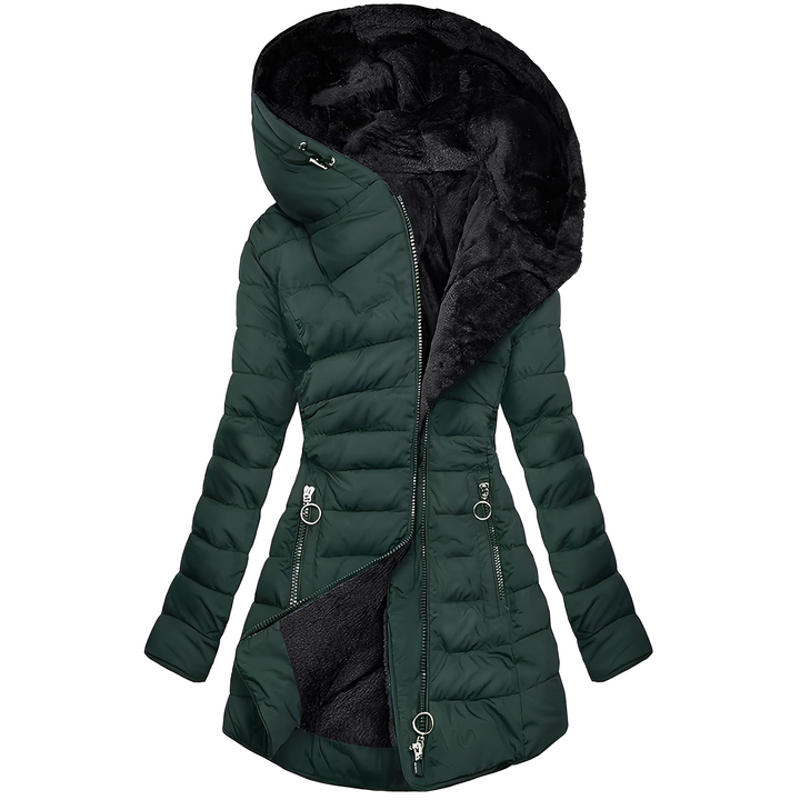Jasmine - Moderne Damen-Winterjacke mit Kapuze