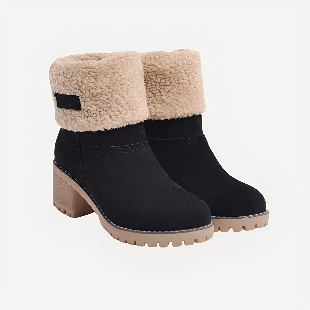 Claudia - Stylische, warme Winterstiefel mit Absatz für Damen