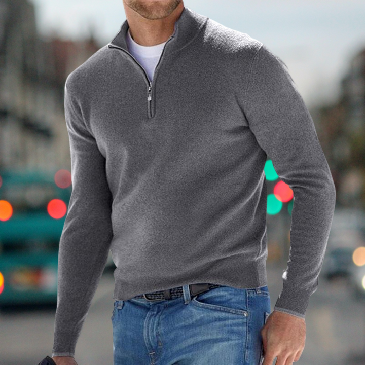 Carlo – Pullover mit Reißverschluss