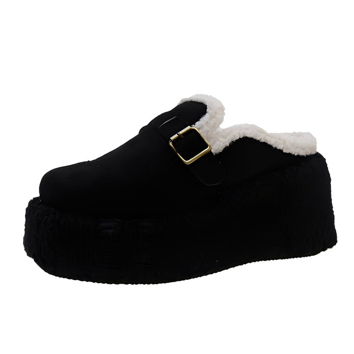 Gabriella - Bequeme Damenschuhe mit Wollfutter und Keilabsatz