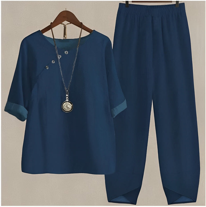 Samsa - Elegantes, lockeres Sommeroutfit für Damen