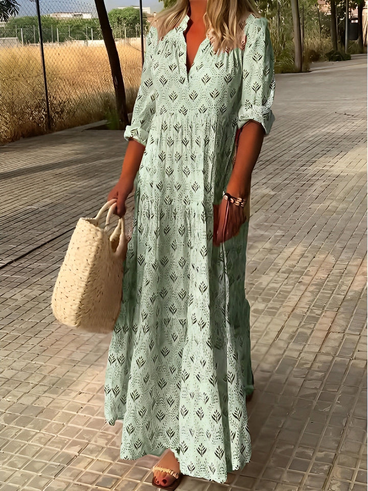 Ryanne - Vintage-Damenmaxikleid