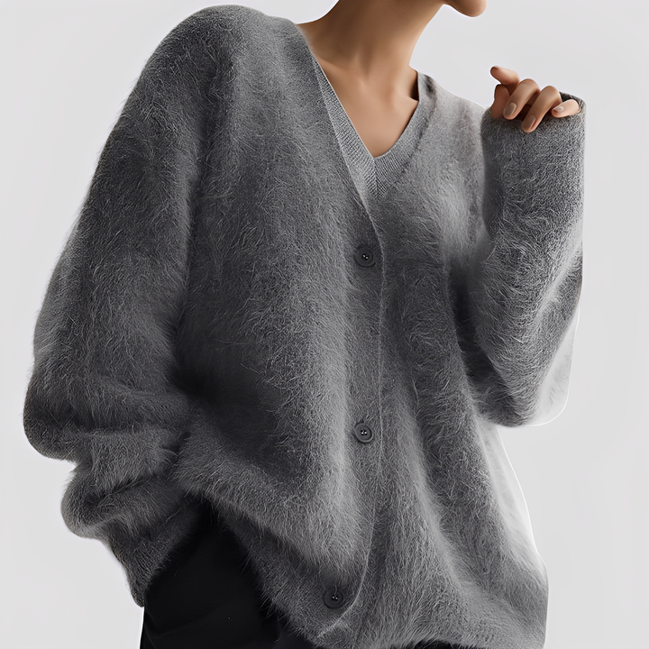 Lavena - Bequemer, lockerer Damen-Kaschmirpullover