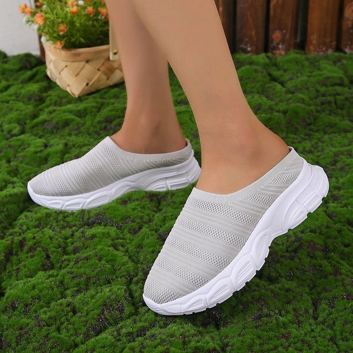Malani - Moderne Damen-Slipper-Sneaker mit Keilabsatz