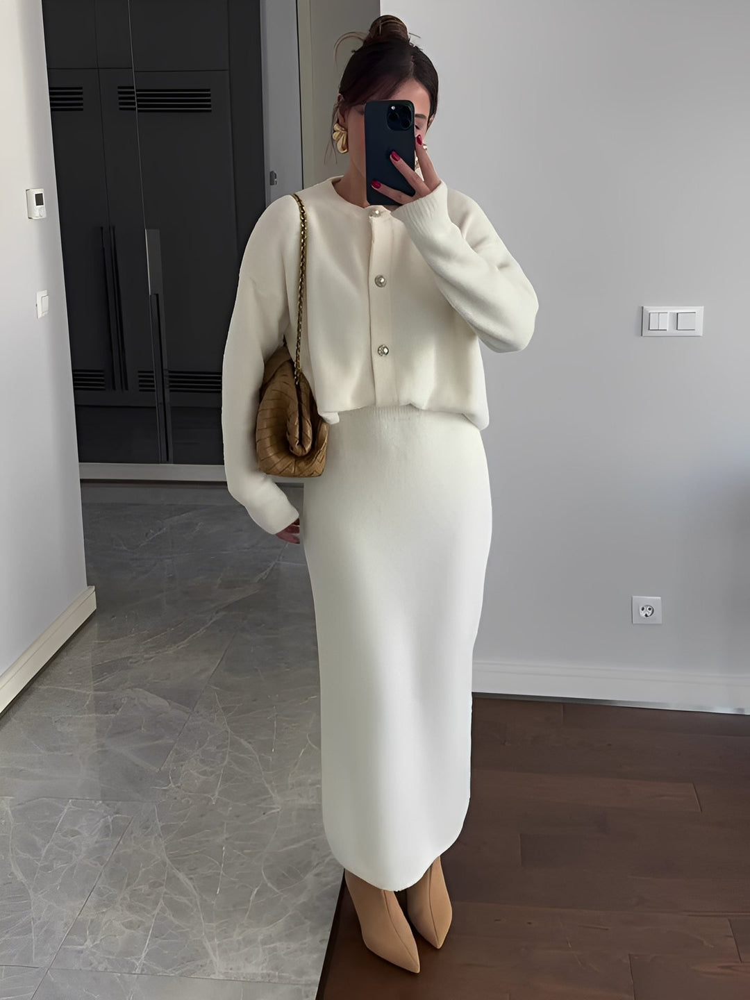 Cecilia - Elegantes Set aus Jacke und Rock für Damen