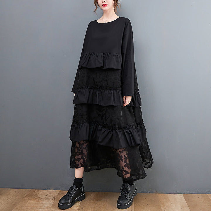 Lauryn - Weites Boho-Kleid mit Rüschen für Frauen