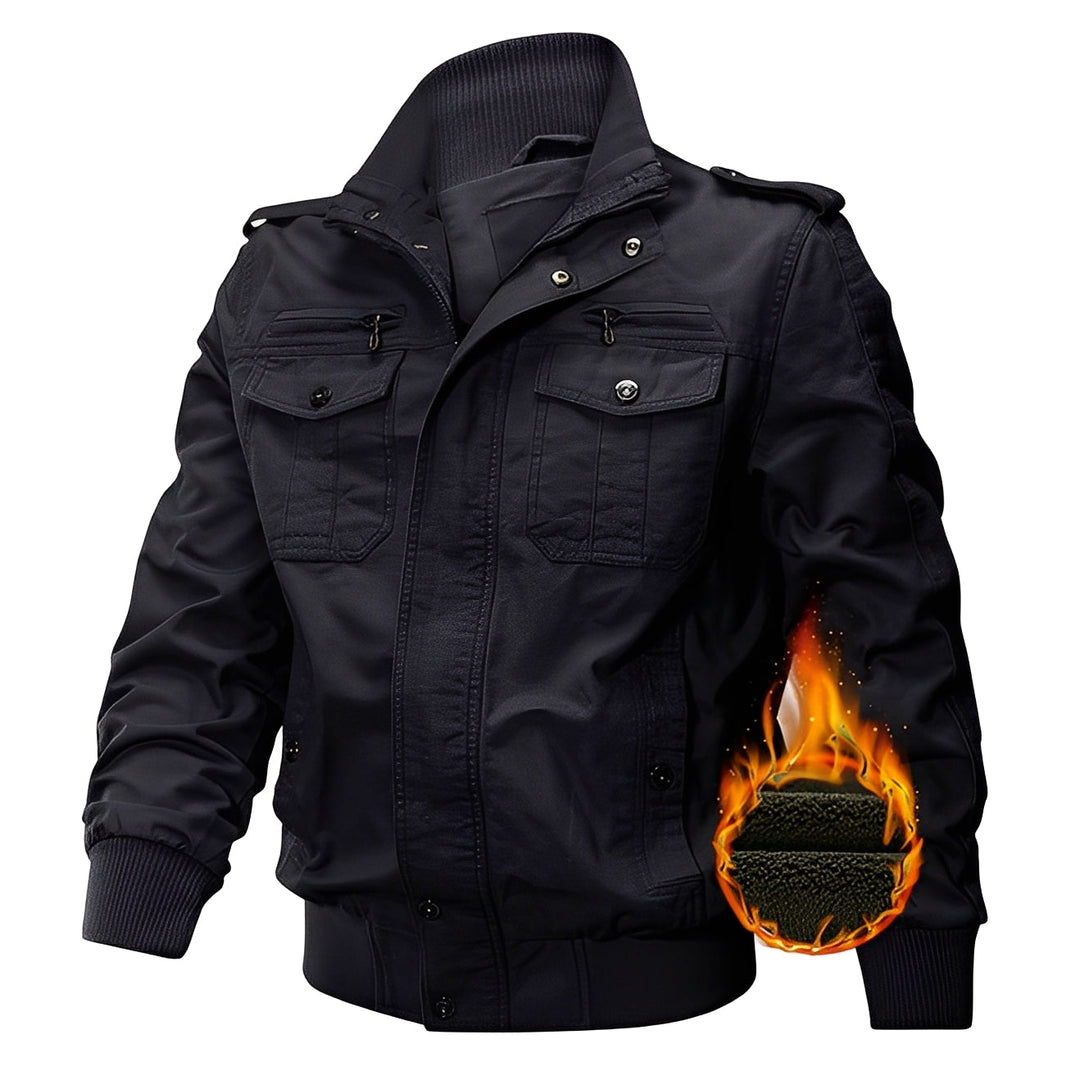 Gary - Trendige Herren-Fleecejacke mit Taschen