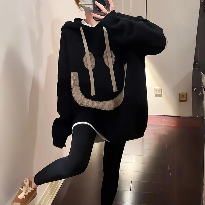 Lächeln – Warmer und weicher Hoodie