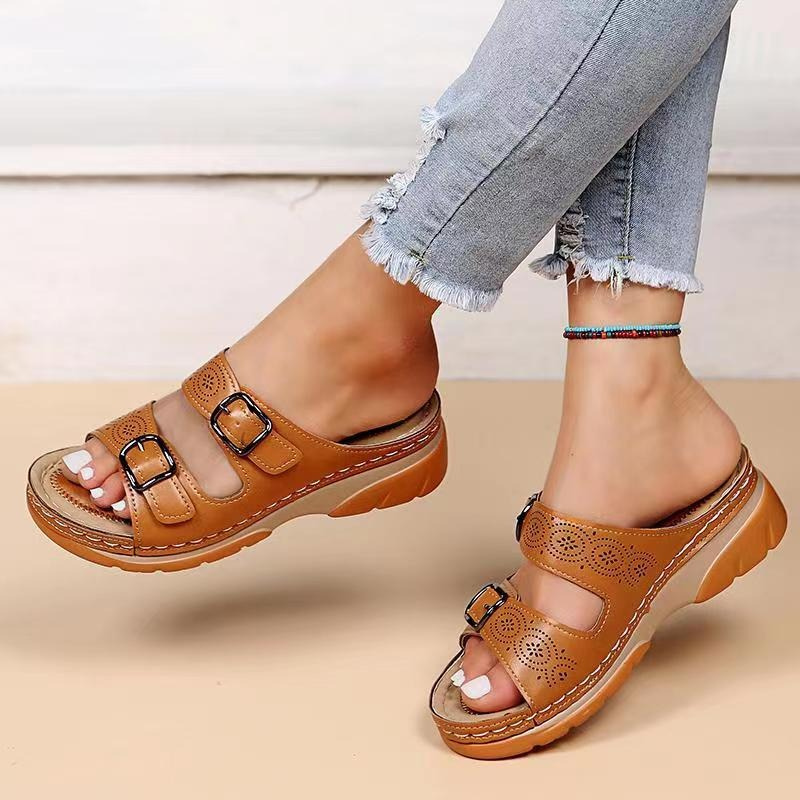 Ariella - Komfortable orthopädische Keilsandalen für Damen