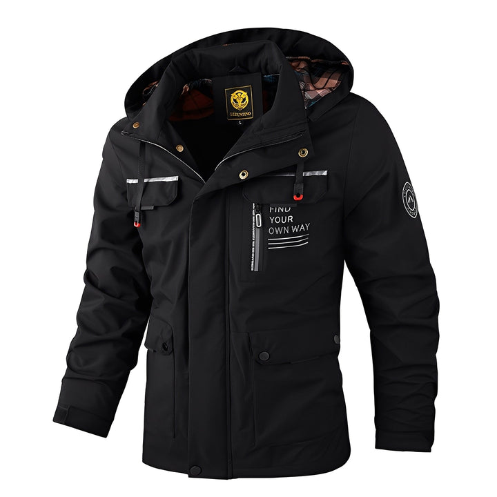 Fredrick - Regenfeste, dicke Herren-Outdoor-Jacke