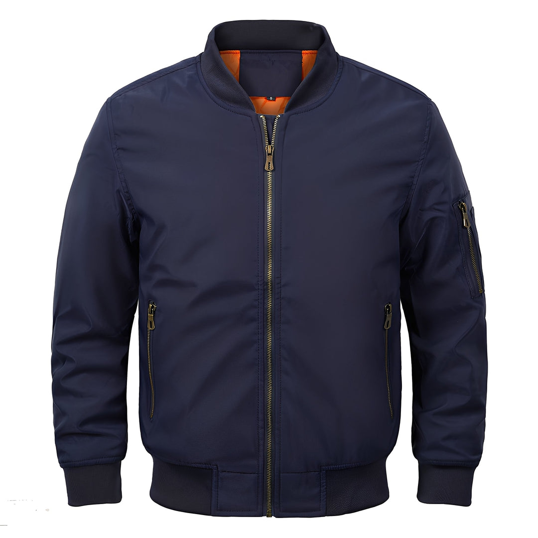 Maynerd - Herren-Bomberjacke mit Reißverschluss-Taschen