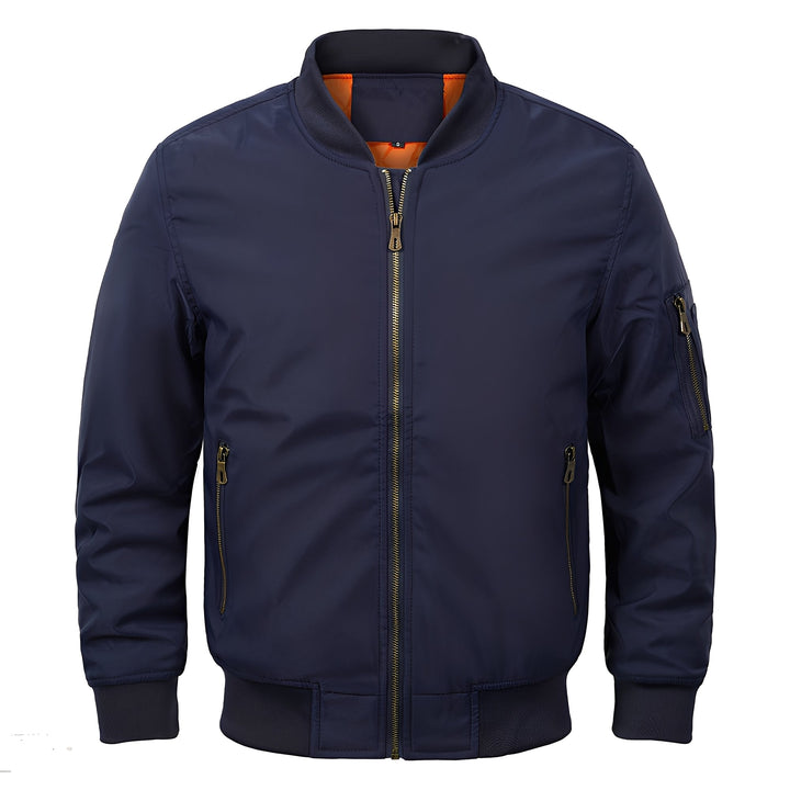 Maynerd - Herren-Bomberjacke mit Reißverschluss-Taschen