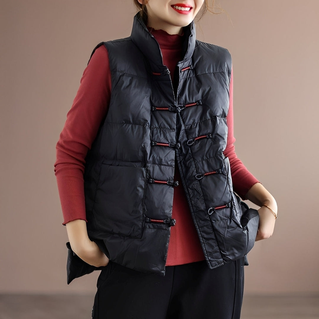 Amayah - Gemütliche Winterweste mit Taschen für Damen