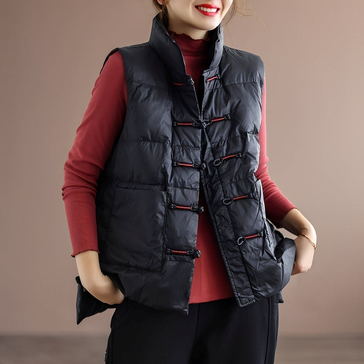 Amayah - Gemütliche Winterweste mit Taschen für Damen