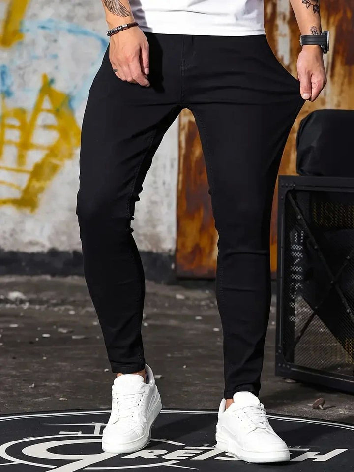 Linford - Klassische Herren Stretch-Skinny-Jeans