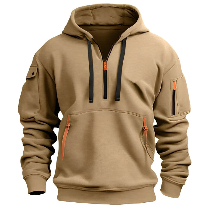 Burton - Herren-Hoodie mit halbem Reißverschluss