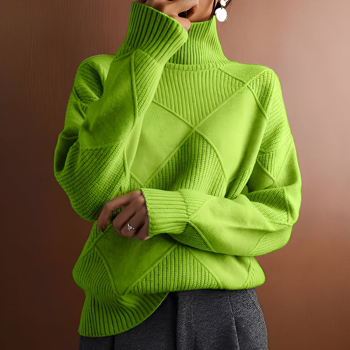 Morgan - Eleganter Damenrollkragenpullover aus Kaschmir