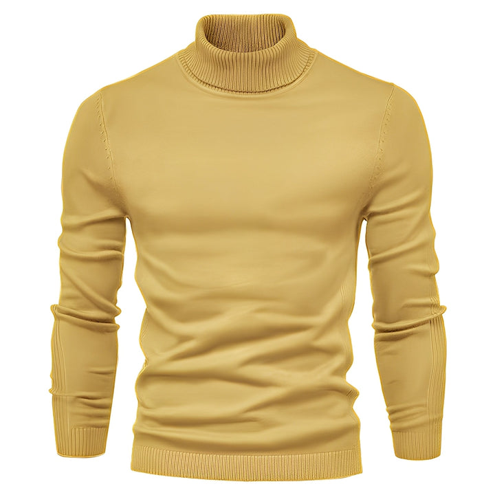 Evans - Dünner, schmal geschnittener Herren-Rollkragenpullover