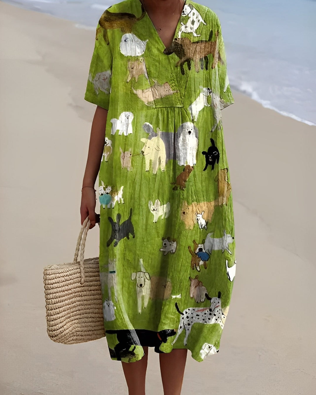 Romilly - Damen-Sommerkleid mit buntem Muster
