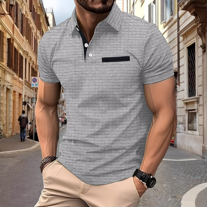 Benson - Anziehendes, enges Herren-Poloshirt