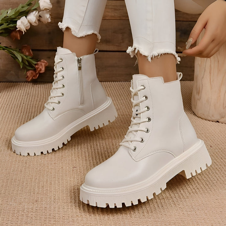 Haylie - Modische Damen-Martzstiefel mit Fleecefutter