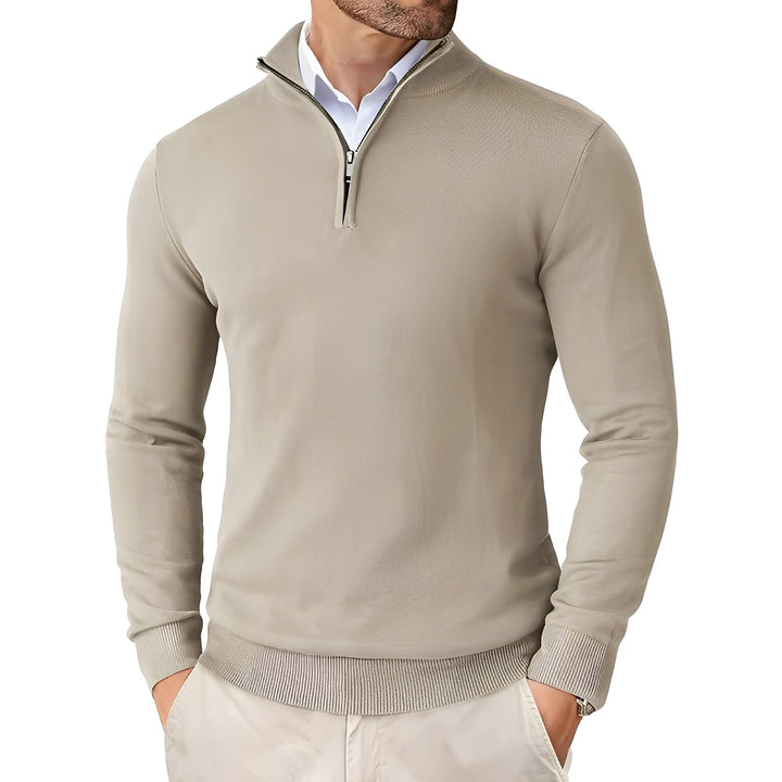 Darell - Stilvoller Herren-Strickpullover mit Reißverschluss