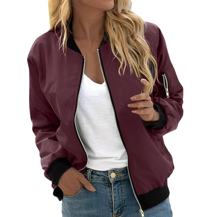 Vanessa - Schicke Damen-Bomberjacke mit Zipper
