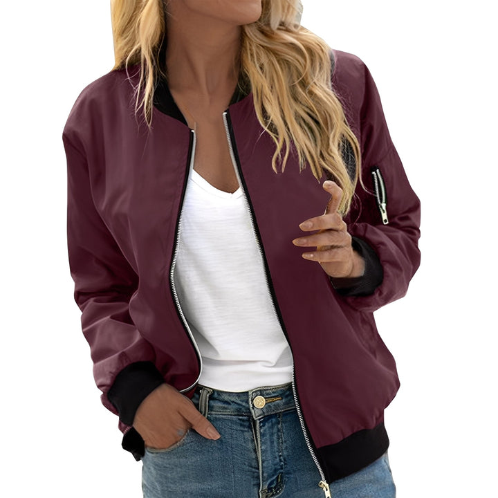 Shirlee - Bequeme Damen-Bomberjacke im Retro-Stil
