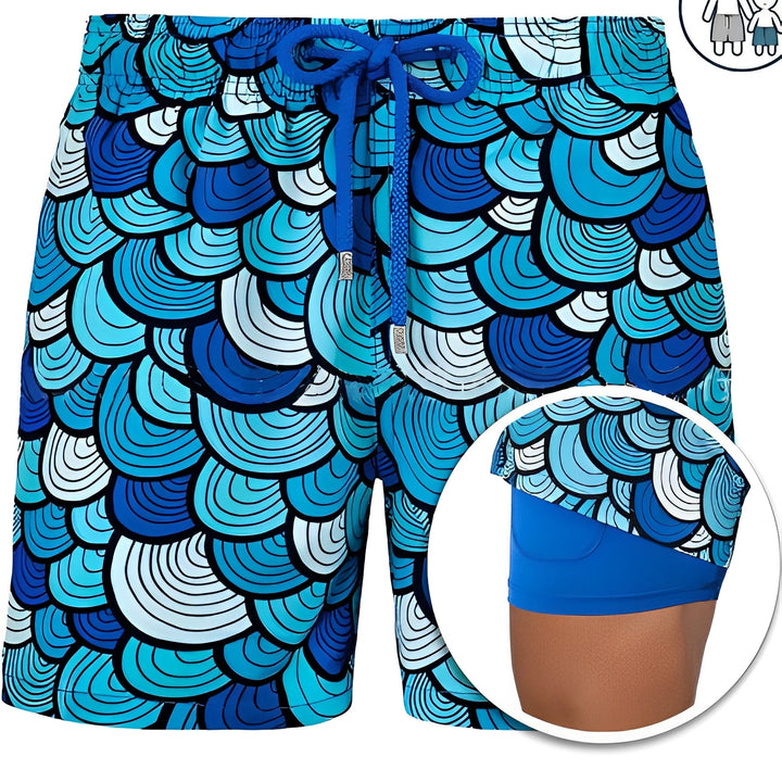 Edric - Stylische Herren-Badeshorts mit Muster