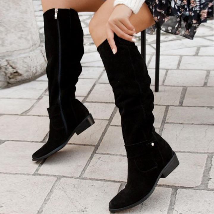 Terina - Leichte knielange Damenstiefel